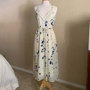 Anthropologie Maeve dot dress M